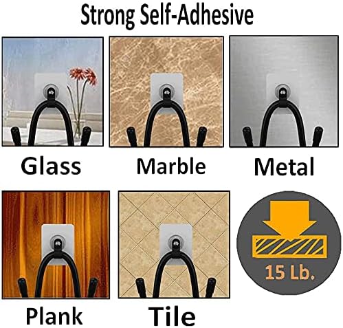 Universal Adhesive Game Controller Organizer Wall Mount and Clip for Xbox One PS4 Switch Pro - Headphone Holder - Easy to Install - 2 Pack - Image 7