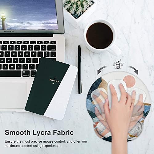 Keyboard Wrist Rest and Mouse Pad, Ergonomic Memory Foam Mouse Pad Wrist Support, Non-Slip & Pain Relief Mouse Pad and Keyboard Wrist Support, Comfortable Mousepad with Wrist Rest for Game, Office - Image 4
