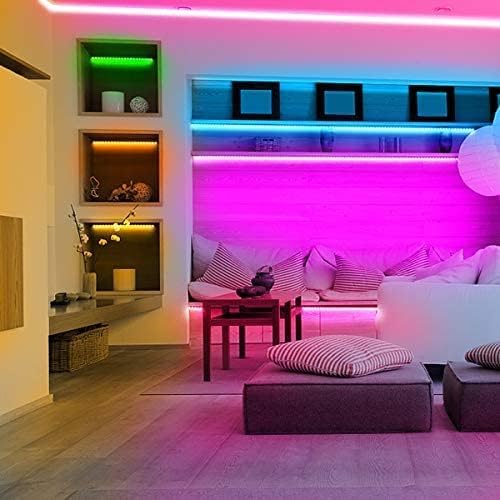 phopollo 200ft Bluetooth 24V Led Strip Lights, Color Changing Room Lights - Image 6