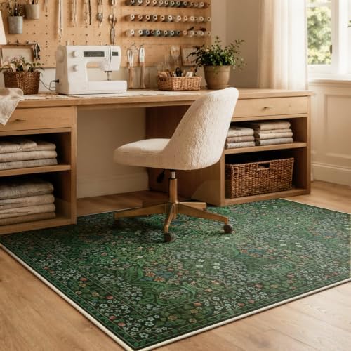 Anidaroel Home Office Chair Mat for Hardwood Floor, 48"x60" Desk Floor Mat for Hard Floors, Under Desk Rug for Rolling Chair, Antil-Sip Large Protector Mat for Office Chair, Easy to Roll - Image 7