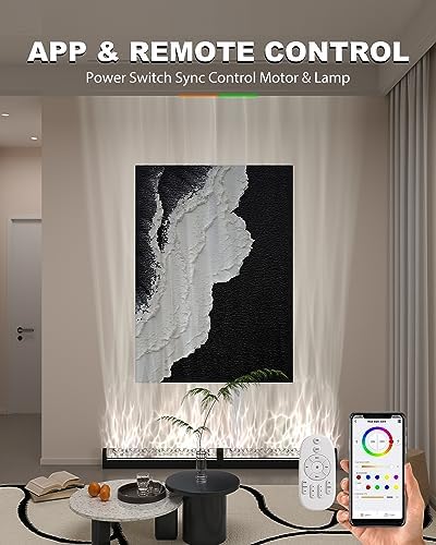 TACAHE RGBW Dynamic Wave Wall Light - Flowing Water, Aurora Visual - Image 4