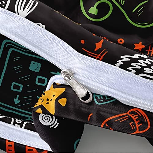 3D Print Gamepad Duvet Cover Set Gaming Comforter Covers and Pillowcases King Size Black Color Bed Set Gamer Beddings Boy Kid Bedroom Decorations - Image 6