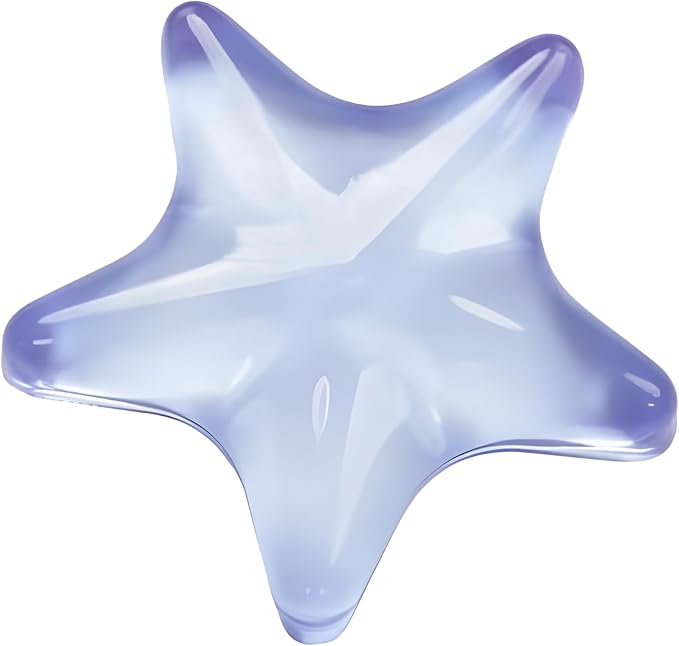 Gel Wrist Rest for Keyboard and Mouse Transparent Blue Sea Star Elbow Pad Cushion Ergonomic Cute Clear Cool Mouse Wrist Pad Silicone Non-Slip Support for Computer Gaming Office Hand Pillow Ocean Beach by WFCYGL