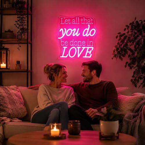 Neon Sign, Positive Neon Signs for Wall Decor LED Signs Neon Light - Image 4
