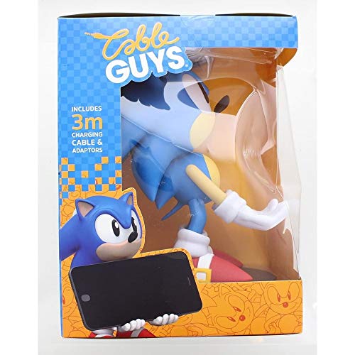 Exquisite Gaming Sonic Controller Holder, Phone Stand & Cable Guys Collectible Figure, 8 inch - Image 4