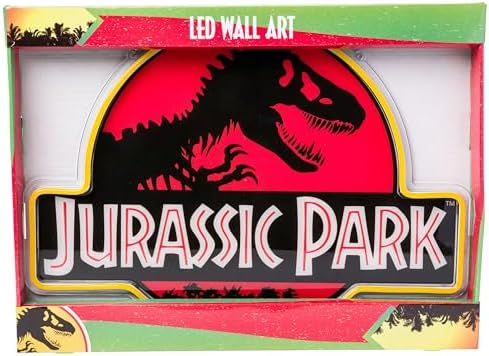 Silver Buffalo Universal Jurassic Park LED Neon, Wall Art - Image 6