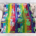 Jekeno Unicorn Toys Gifts for Girls Glow in the Dark Blanket Throw 50"x 60" by Jekeno