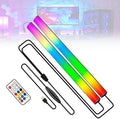 JUSJUBR 2PC RGB Under Monitor Light, Gaming Light with 353 Color Modes, LED Desk Light with Remote Control for Room/Monitor/PC Gaming Setup by Jusjubr