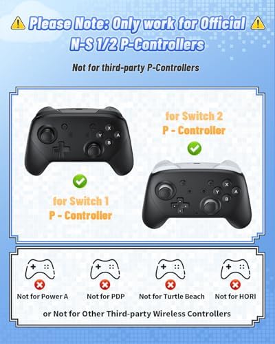 FASTSNAIL Switch Controller Charger for Nintendo Switch 2/1/OLED for JoyCon - Image 5