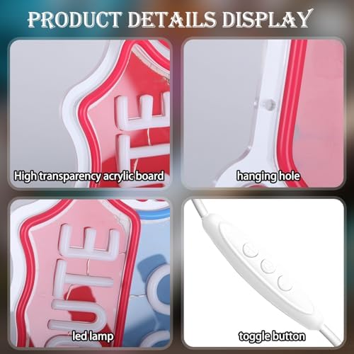 UV Printed Route 66 Neon Sign Vintage Route 66 Garage Wall Decor Dimmable Led Us High Way Sign for Man Cave Garage Neon Lights for Bedroom Party Club Gift - Image 4