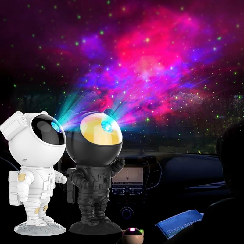 SFOUR Astronaut Galaxy Projector Night Light，Lights for Bedroom,Kids Room Decor Aesthetic, Adjustable Head Angle,Gift for Kids Adults Home Party Ceiling Decor，Christmas Gift - Image 7