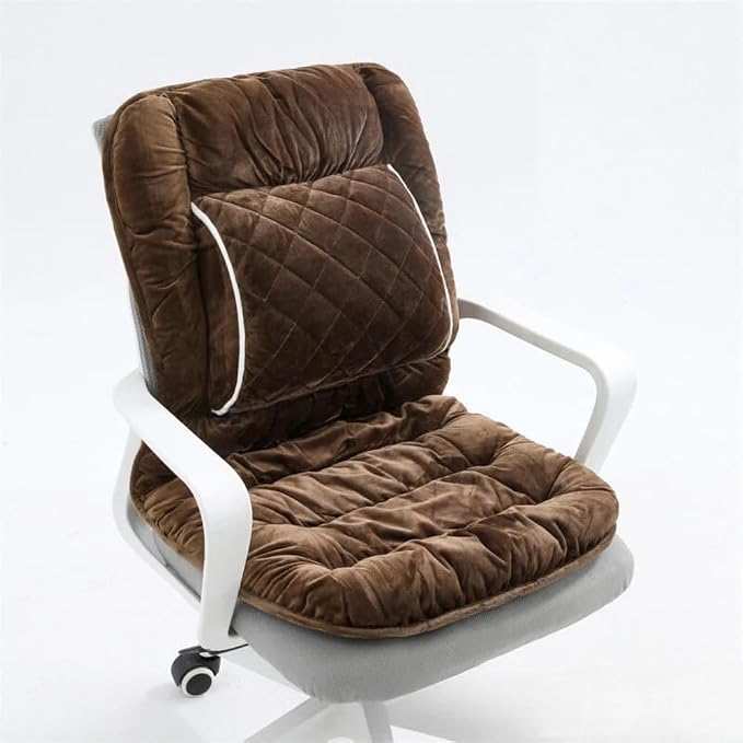 Office Chair Cushion Soft Seat Pad with Backrest Upgraded Lumbar Support Desk Chair Cushions for Dorm, Desk, Rocking Chairs，Patio - Image 7