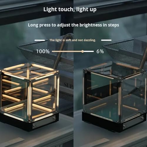 Infinity Hyper Cube LED Light, Infinite Space Abyss Lamp, One Touch Control Switch Endless Abyss Lighting Effect, DIY Assembly Creative LED Module Light Box for Gaming Desk Nightstand (Warm Colors) - Image 5