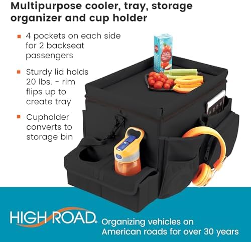 High Road Car Front Seat Storage Organizer - Passenger Seat Desk for Laptop - Image 3