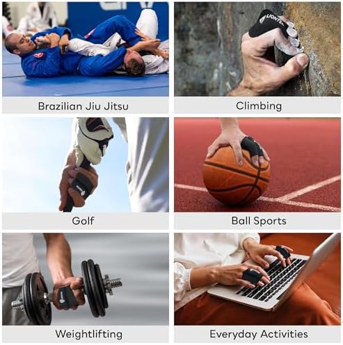 LIONTEK Double Flow Finger Sleeve V3 Pair — Joint Support & Compression for Activity, BJJ, Fitness, Volleyball, Basketball, and More (X-Large) - Image 3