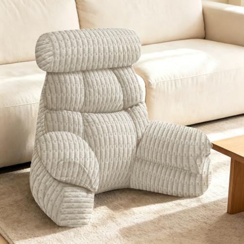 FXXUDVNIIN Back Pillow for Bed Sitting up – with 9.4" Armrest by Unknown