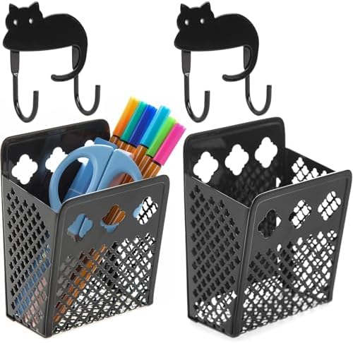 2 Pack Magnetic Pen Holder, Strong Magnet Dry Erase Marker Holder by zeyce