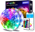 phopollo 200FT LED Strip Lights for Bedroom RGB Color Changing by Phopollo