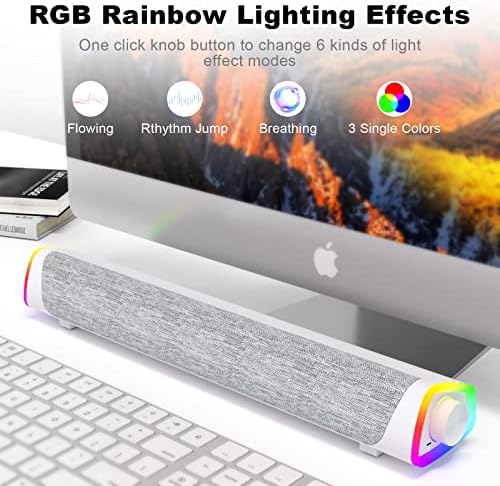 SOULION R30 Plus Bluetooth Computer Speakers, Wired USB Powered Plug & Play - Image 5