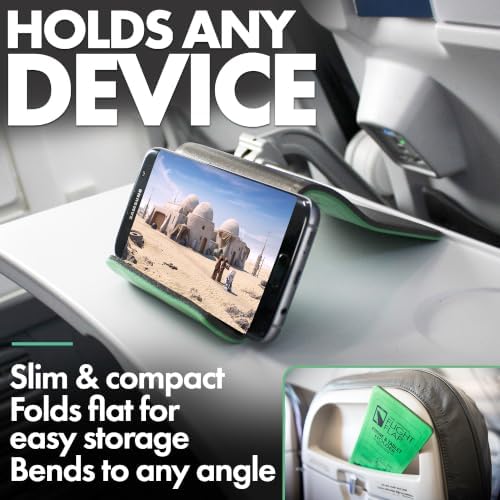 Flight Flap - Foldable Airplane Phone Holder, Travel Phone Stand, Green - Image 4