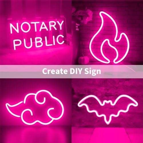 iNextStation 16.4FT DC12V LED Strip Lights Pink Neon Rope Lights (No Plug) - Image 5
