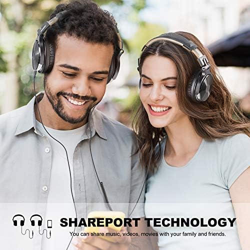 OneOdio Wired DJ Hi-Res Over-Ear Headphones for PC, Keyboard Guitar - Grey - Image 3
