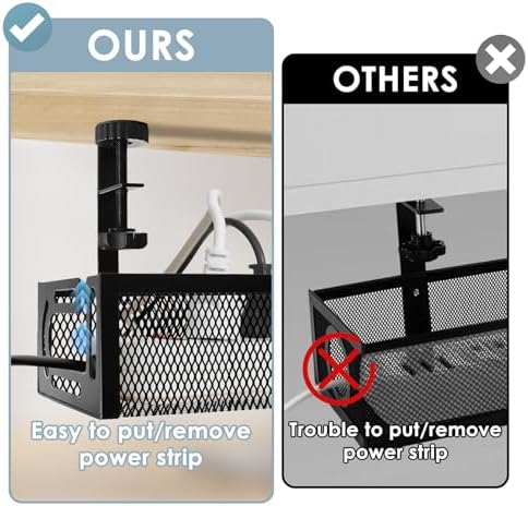 Cable Management, 25'' Cable Management Under Desk, Cable Tray - Image 5