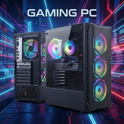 STGAubron Gaming PC Desktop,Core I7-8700,RTX 3060 12G,16GB DDR4,512G SSD - Image 3