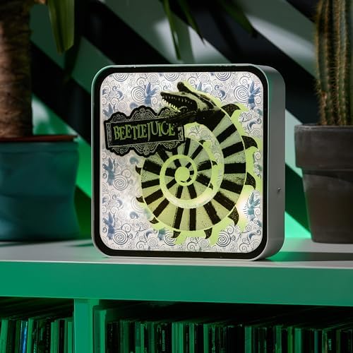 Numskull Official Beetlejuice Acrylic Logo Desk Lamp Wall Light for Bedroom, Office, Home, Study, Work - for Fans of Beetlejuice Merchandise - Image 3