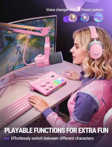 FIFINE SC8P USB Audio Mixer for Game Chat with 7.1ch Surround sound - Image 6