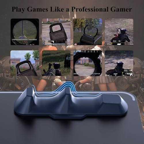 Gaming Handle for iPad, [Washable & Reusable] Anti-Slip Silicone Gamepad Grip, Multi-Finger Triggers Operation Tablet Game Controller for PUBG/Knives Out/Rules of Survival - Image 4