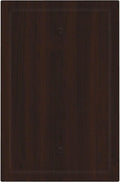 Decorative Light Switch Cover Plate Rustic Vintage Dark Brown Wood Grain 1 Gang No Device Single Blank Outlet Covers Wall Plate Switchplate Covers Dimmer Faceplate for Farmhouse Decor by JOOJIAO