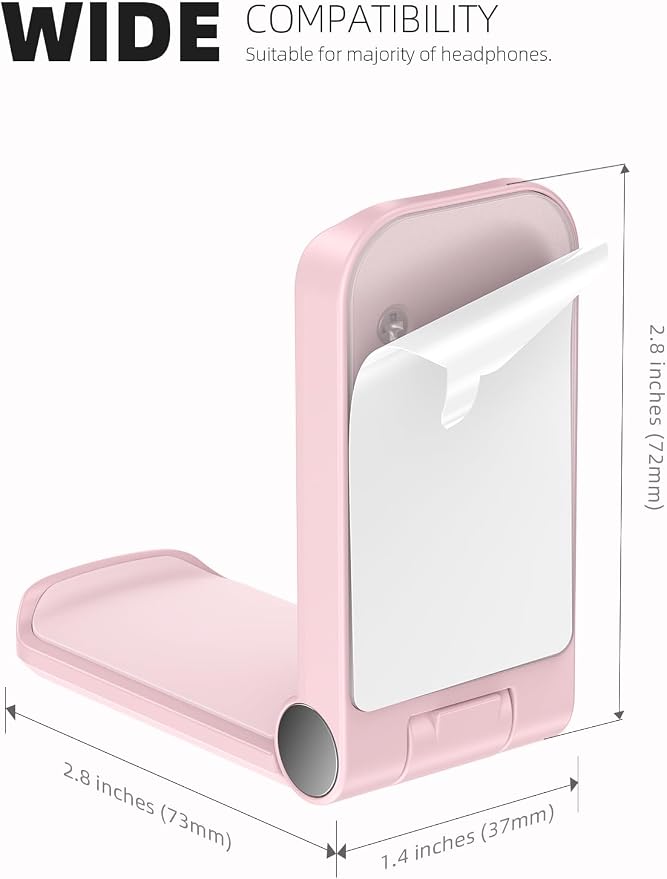 Lamicall Headphone Stand, Sticky Headset Hanger, Adhesive Headphone Holder - Image 7