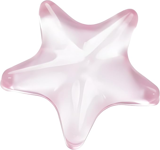Gel Wrist Rest for Keyboard and Mouse Transparent Pink Sea Star Elbow Pad Cushion Ergonomic Cute Clear Cool Mouse Wrist Pad Silicone Non-Slip Support for Computer Gaming Office Hand Pillow Ocean Beach by WFCYGL