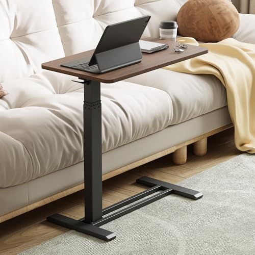 28'' Medical Overbed Bedside Table with Wheels,Rolling Table - Image 2