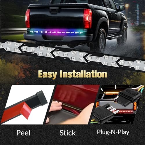 DIBMS Upgraded 60” LED Tailgate Light Bar Strip with Fall Warning Signal - Image 7