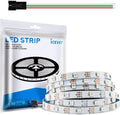 WS2812B LED Strip Lights, 16.4FT 5V, White PCB IP30, 150 LEDs by icever