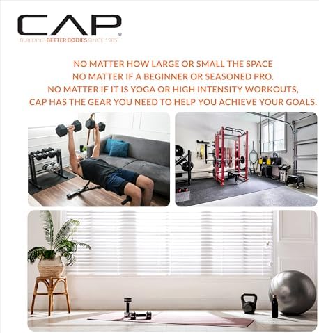 CAP 2-inch Olympic Bumper Plate Weight Set | 100-370 lbs | Multiple Colors | Storage Rack Optional - Image 6
