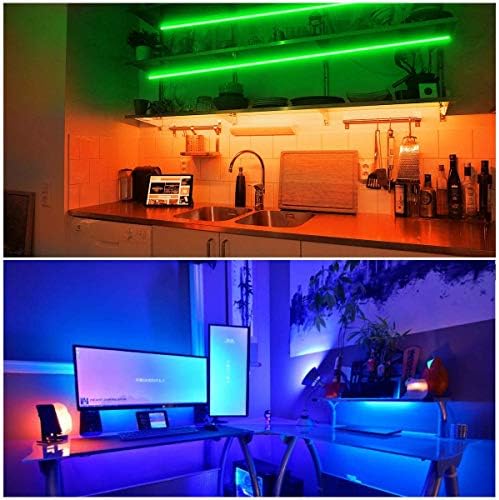 DAYBETTER Led Strip Lights 50ft, Color Changing Led Light Strip with Remote Control, 5050 RGB Strip Lighting Suitable for Home Decor, Living Room, Kitchen, Home Party Decoration - Image 4