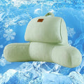 Adjustable Firmness Waffle Support Cooling Reading Pillow, Sage Green, 17" by Am%C3%A9lieHome