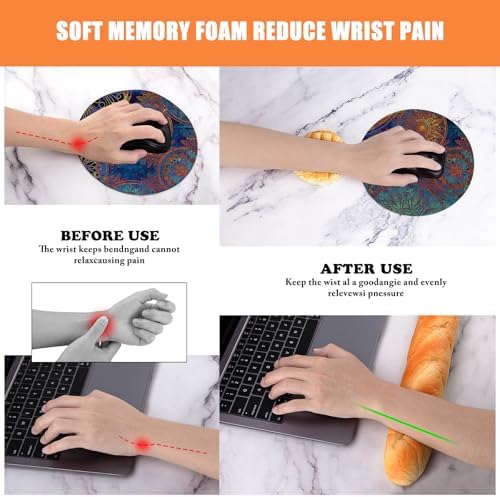 Soft Toast Bread Baguette Shape Anti-Skid Keyboard Wrist Rest Support & Mouse Wrist Support for Office,Computer,Laptop& Mac (Another Style) - Image 4