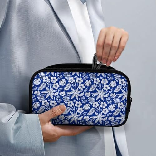 Tropical Flowers Electronic Organizer Travel Cable Organizer Bag Portable Pouch Electronic Accessories Carry Case for Tech Accessory Phone Power Bank Cable Cord Charger - Image 4