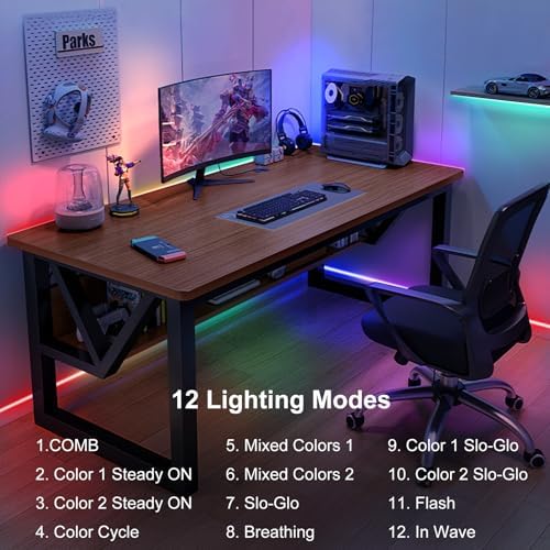 echosari LED Strip Lights Battery Operated, 10Ft 108 LED Dual Color Changing Strip Lights with Remote Cuttable Adhesive Lights Strip for Bedroom Party Decoration (Warm White & Multicolor) - Image 5