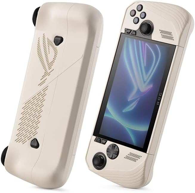 UYIYE Case for ROG Ally X 2024, Anti-Slip Rubber Protective Shell,White - Image 9