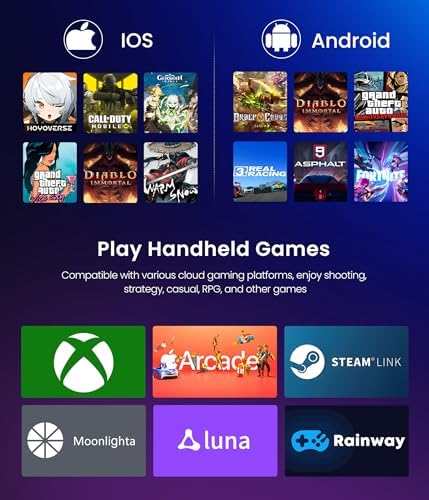 Gamtoure Wireless Phone Controller for iPhone, iPad Mini, Android- Bluetooth Game Controller for Nintendo Switch 2/Switch/Lite/OLED - Image 5