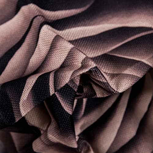 Beige Flower Throw Pillow Covers Grey Rose Pattern Pillow Case Decorative 18x18” Set of 4, Square Cushion Cases Cotton Linen for Bedroom Living Room Sofa Couch Outdoor Patio Pillowcase Home Decor - Image 6