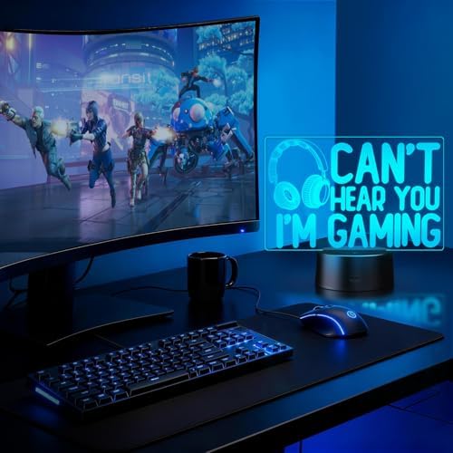 3D Illusion Night Light, Dual Control (Remote + Touch) 16 Colors, USB/Battery Powered, Gaming Equipment LED Lamp, Ideal Gift for Men Gamers Teenagers and Kids - Image 2
