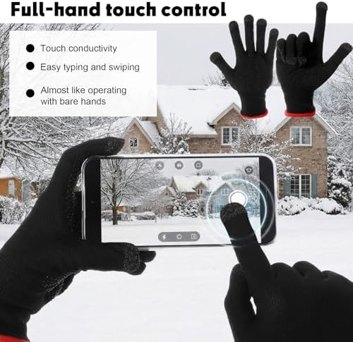 Gaming Gloves for Sweaty Hands, Ultra-Thin Touchscreen Mobile Game Gloves, Anti-Sweat Breathable Finger Sleeve, Non-Slip Silicone Grip for Phone Tablet Gaming, Black Gamer Glove for Streamers - Image 4