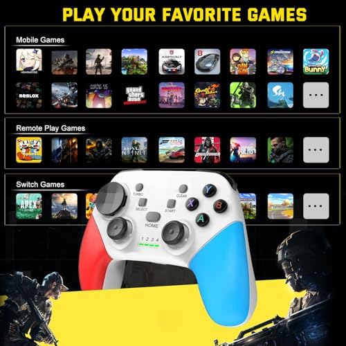 Joso Wireless Mobile Gaming Controller for iPhone, Android, iPad, Tablet, PC, Phone Controller with Phone Clip Supports Cloud Game, COD Mobile, Genshin Immpact, Remote Player Gamepad - Image 2