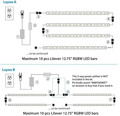Under Cabinet LED Lighting RGB Color Changing & Super Bright White Light - Image 6